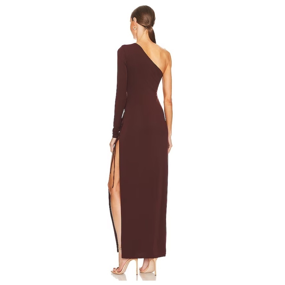 NBD Antonia Maxi Dress in Chocolate Brown Size S - Picture 3 of 8